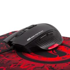 Мышка Marvo M355+G1 USB Black Фото 4