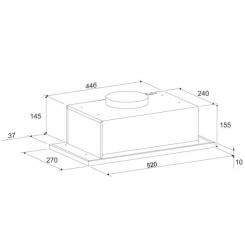 Вытяжка кухонная Eleyus INTO 960 52 GR Фото 11