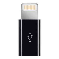 Переходник XoKo Micro USB to Lightning black Фото