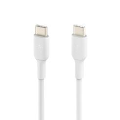 Дата кабель Belkin USB-C to USB-C 1.0m PVC white Фото 1