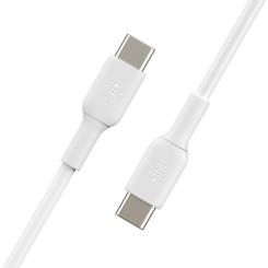 Дата кабель Belkin USB-C to USB-C 1.0m PVC white Фото 3
