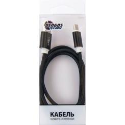 Дата кабель Dengos USB 2.0 AM to USB-C 1.0m black Фото