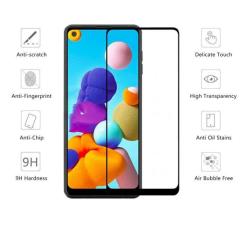 Стекло защитное Drobak Samsung A21S (Black) (121277) Фото 1