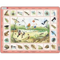 Пазл Larsen рамка-вкладыш На озере Фото