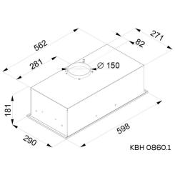 Вытяжка кухонная Kernau KBH 0860.1 X Фото 1