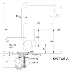 Смеситель Kernau KWT 06A PO NATURAL BEIGE Фото 5