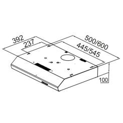 Вытяжка кухонная Pyramida UX 50 BR Фото 9