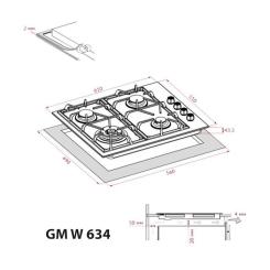 Варочная поверхность Weilor GM W 634 BL Фото 10