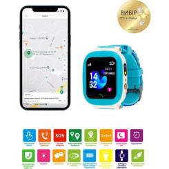 Смарт-часы Amigo GO004 Splashproof Camera+LED Blue Фото 5