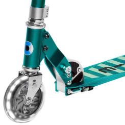 Самокат Micro Sprite Petrol stripe LED Фото 2