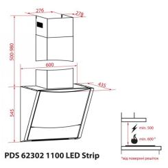 Вытяжка кухонная Weilor PDS 62302 BL 1100 LS Motion Фото 11