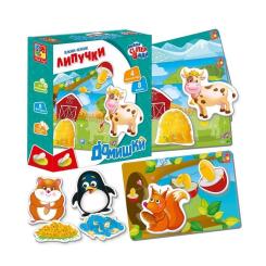 Развивающая игрушка Vladi Toys Вжик-вжик Липучки Будиночки рос Фото 1