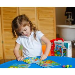 Развивающая игрушка Vladi Toys Мозаика деревянная Ферма Фото 2