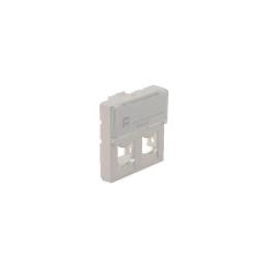 Рамка Legrand Mosaic2хRJ45 Keystone Фото