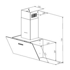 Вытяжка кухонная Pyramida NRX1-60 IV Фото 5