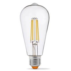 Лампочка Videx Filament ST64FD 6W E27 4100K 220V Фото