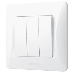 Выключатель Videx BINERA 3кл белый Фото