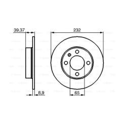 Тормозной диск Bosch 0 986 478 492 Фото 4