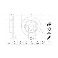 Тормозной диск Bosch 0 986 478 642 Фото 4