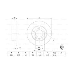 Тормозной диск Bosch 0 986 478 970 Фото 4