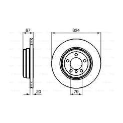 Тормозной диск Bosch 0 986 479 004 Фото 4