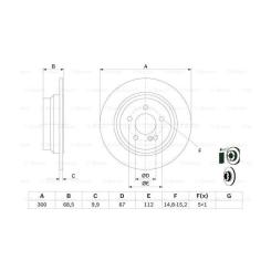 Тормозной диск Bosch 0 986 479 041 Фото 4
