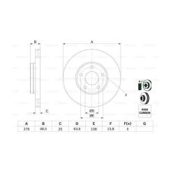 Тормозной диск Bosch 0 986 479 173 Фото 4