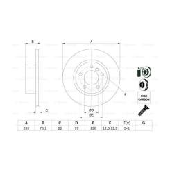 Тормозной диск Bosch 0 986 479 214 Фото 4