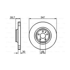 Тормозной диск Bosch 0 986 479 260 Фото 4