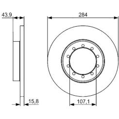 Тормозной диск Bosch 0 986 479 A34 Фото 2