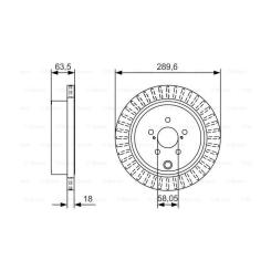 Тормозной диск Bosch 0 986 479 A83 Фото 4