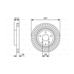 Тормозной диск Bosch 0 986 479 B15 Фото 4
