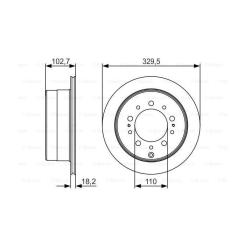 Тормозной диск Bosch 0 986 479 R15 Фото 4