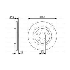 Тормозной диск Bosch 0 986 479 R89 Фото 4