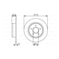 Тормозной диск Bosch 0 986 479 S51 Фото 4