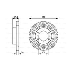 Тормозной диск Bosch 0 986 479 W47 Фото