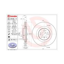 Тормозной диск Brembo 09.R103.11 Фото