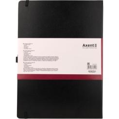 Блокнот Axent Partner Grand, 210х295, 100 арк, кліт, чорний Фото 2