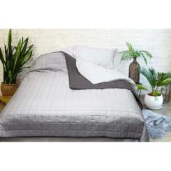 Покрывало Viluta Дуэт Графит евро 210х220 Фото 1