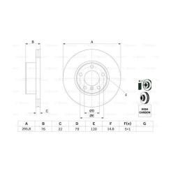 Тормозной диск Bosch 0 986 478 848 Фото 4