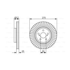 Тормозной диск Bosch 0 986 479 619 Фото