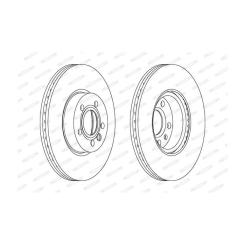 Тормозной диск FERODO DDF1160C Фото