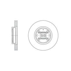 Тормозной диск HI-Q SD3012 Фото