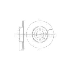 Тормозной диск METELLI 23-0054 Фото