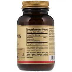 Аминокислота Solgar Мелатонін Melatonin, 5 мг, 60 жувальніх таблеток Фото 1