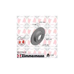 Тормозной диск ZIMMERMANN 100.1236.20 Фото