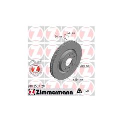 Тормозной диск ZIMMERMANN 200.2534.20 Фото
