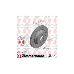 Тормозной диск ZIMMERMANN 400.3622.52 Фото