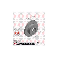 Тормозной диск ZIMMERMANN 400.6470.20 Фото