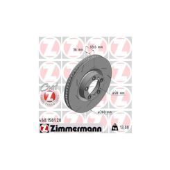 Тормозной диск ZIMMERMANN 460.1581.20 Фото